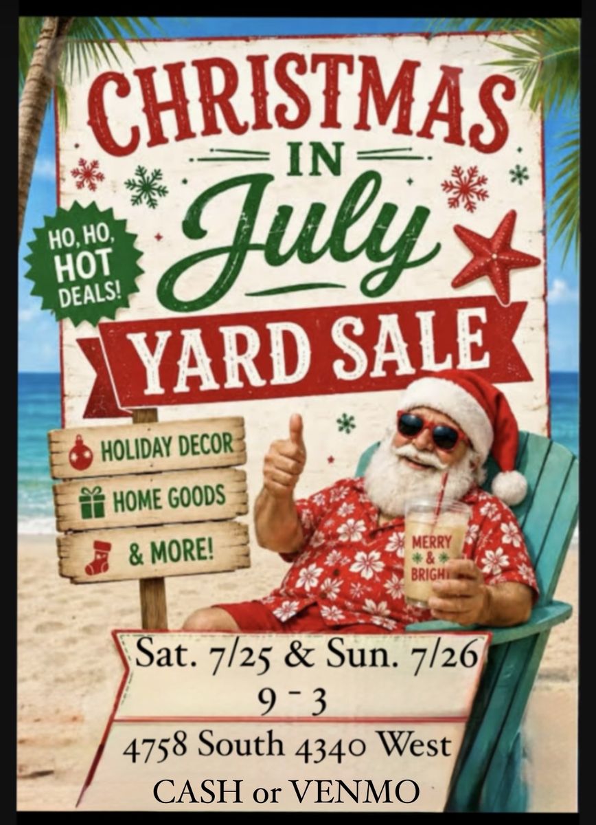 SAT-SUN YARD SALE