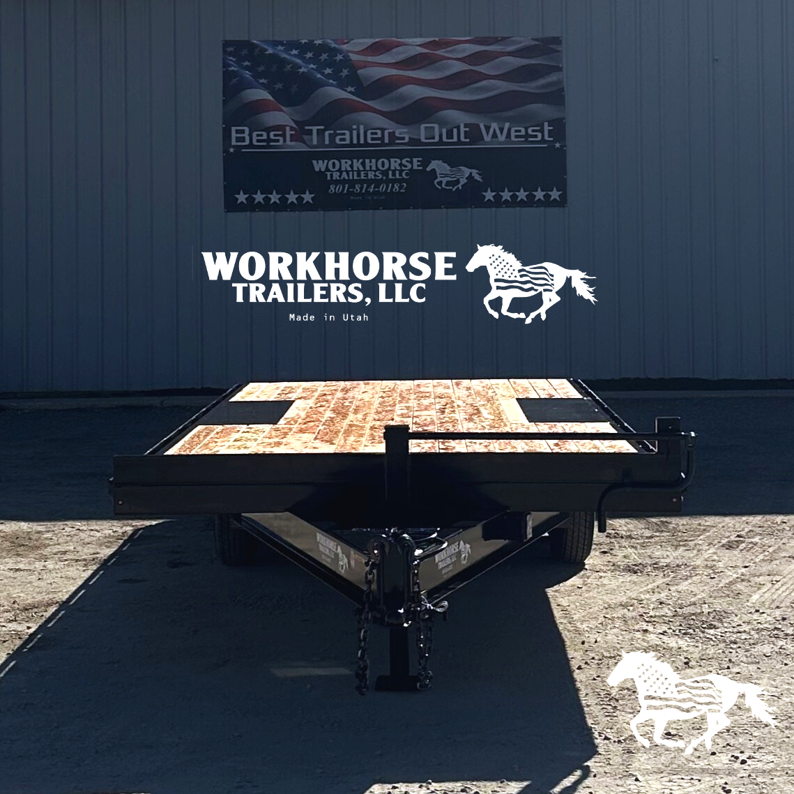 8.6 x20 Deck Over Equipment Hauler 15K/ 8 I Beam Frame *SPARE TIRE INCLUDED*