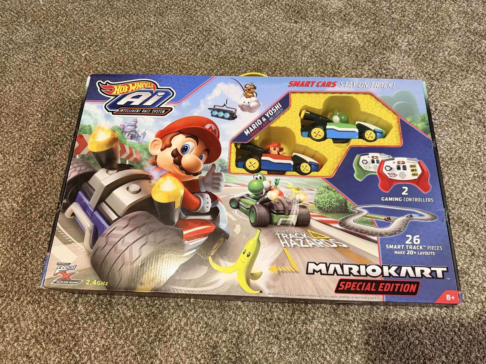 Hot Wheels AI Mario Kart track