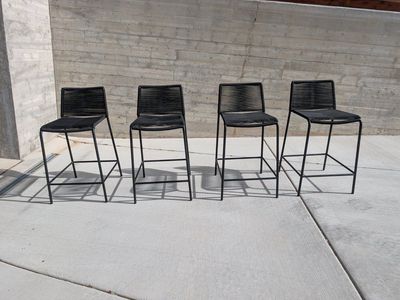 4 Zina Outdoor Counter Stools