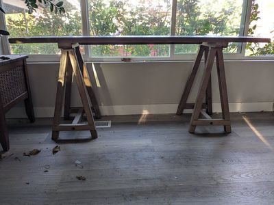 long wooden table