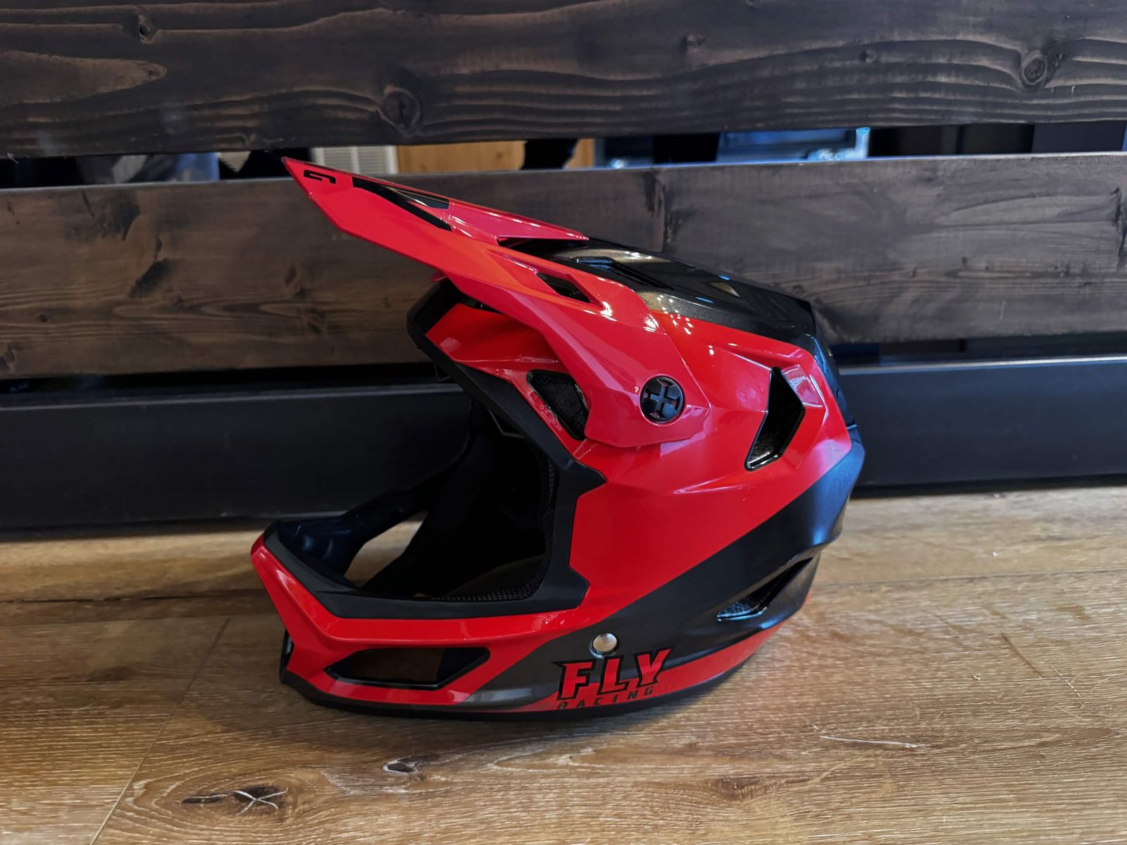 Fly Racing Rayce Youth Full Face BMX/MTB Helmet Red Black Youth Large