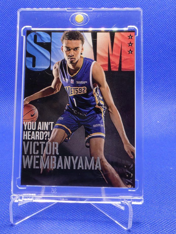Victor Wembanyama SLAM Magazine Style Custom Art Card