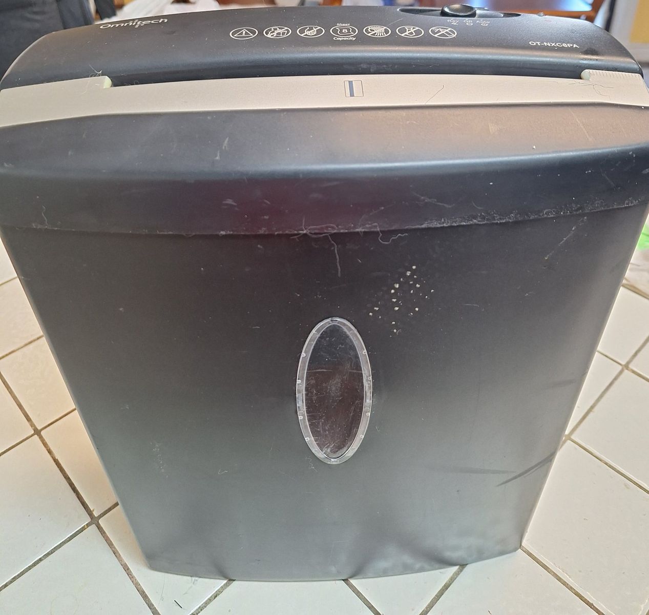 Omnitech OT-NXC8PA Cross Cut Paper Shredder