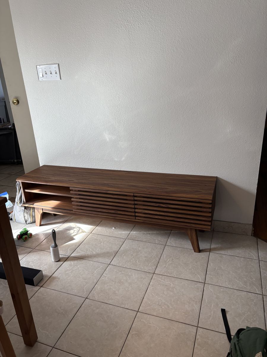 TV Stand Console Mid Century Modern Style