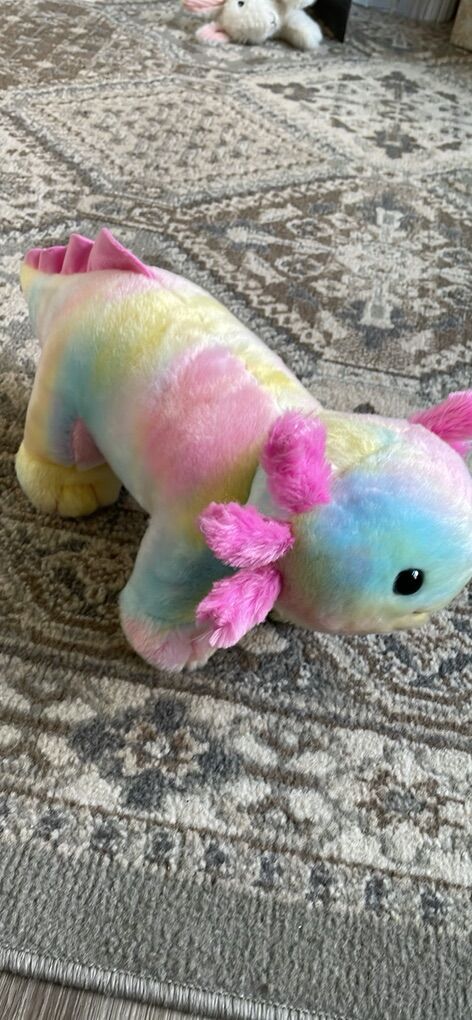 Build-A-Bear Tie-Dye Axolotl stuffed animal