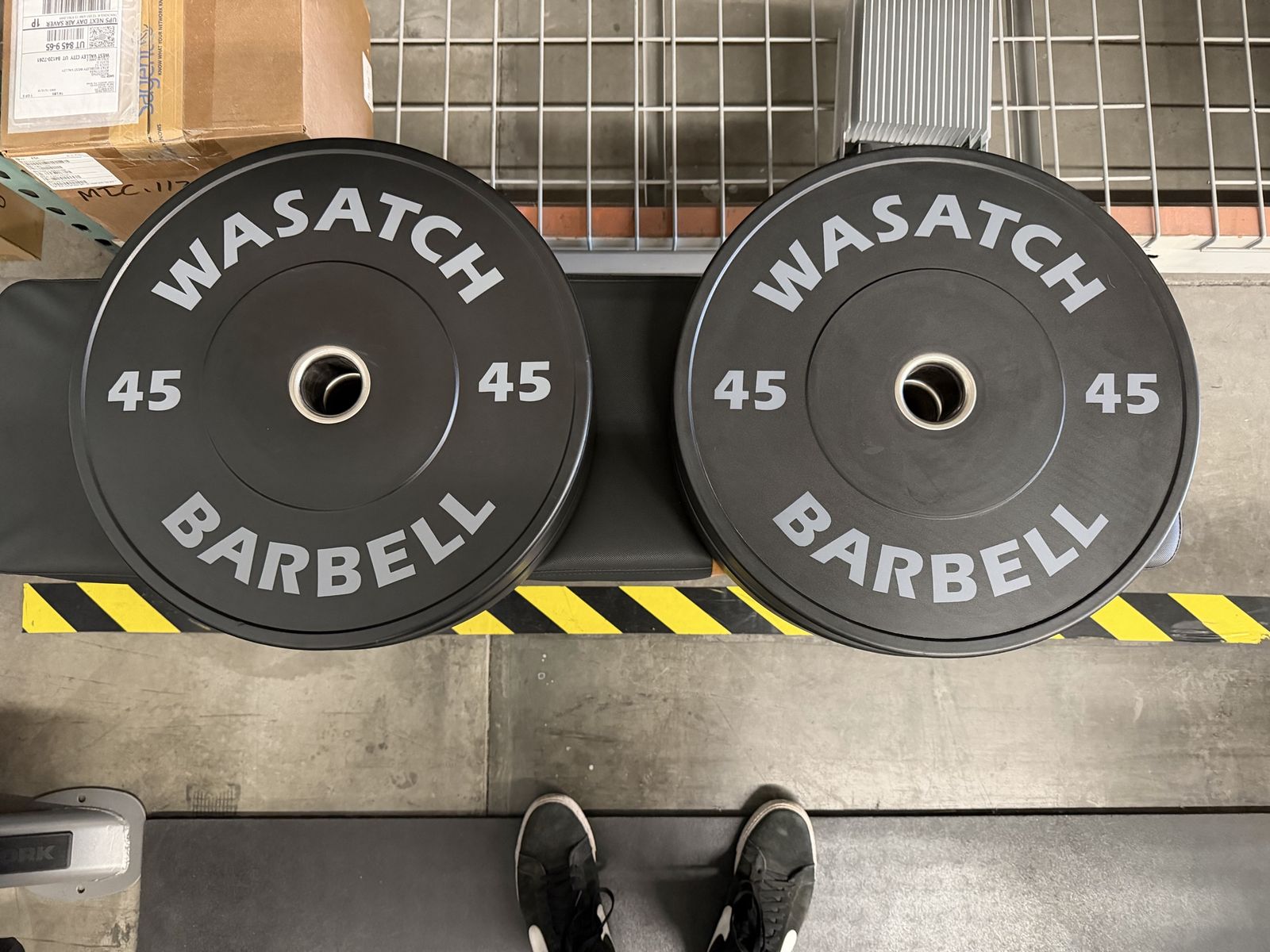 Wasatch Super Bumper 45lb plates