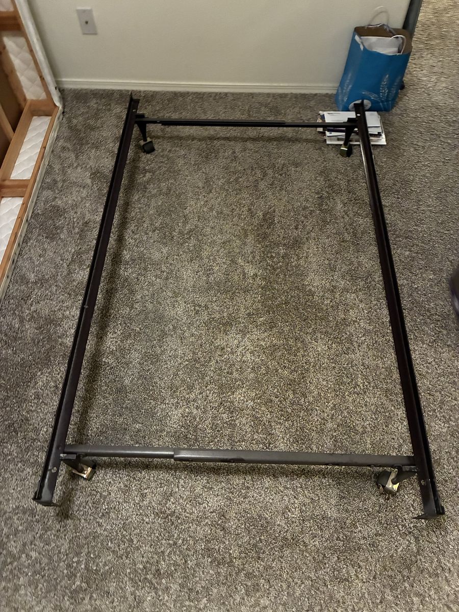 Free twin bed frame and box springs
