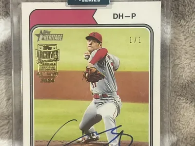 Shohei Ohtani 1/1 Card