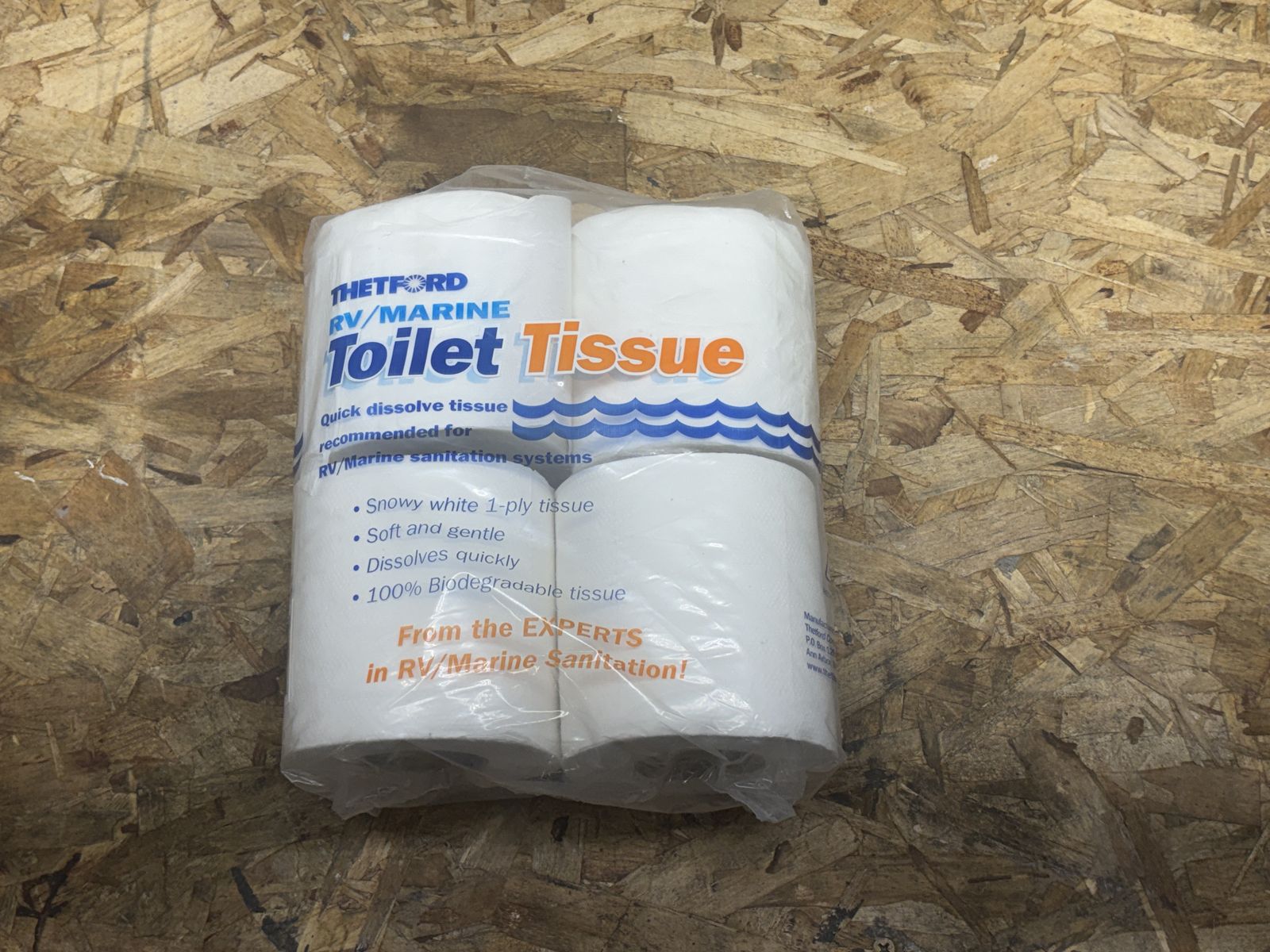 Thetford Aqua-Soft 1-Ply RV Toilet Tissue — 4 Pack