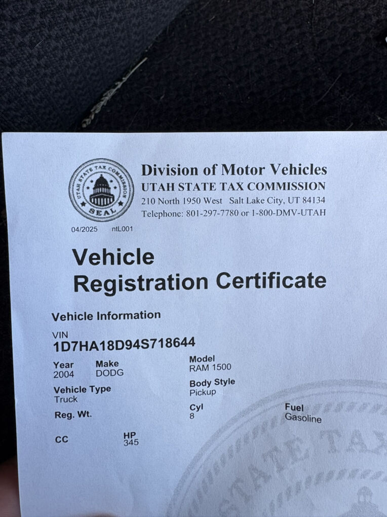2004 DODGE RAM 1500 SLT