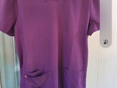 Cherokee Scrubs Workwear Professionals Women's V-Neck Scrub Top Purple Size 2XL