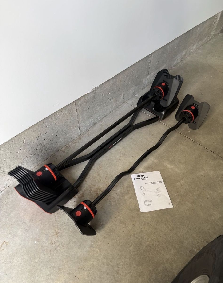Bowflex SelectTech 2080 Barbell with Curl Bar Set
