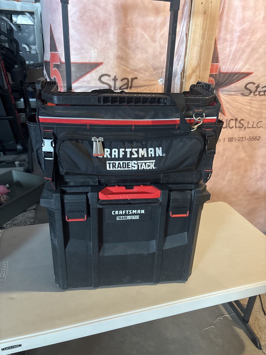 Craftsman TradeStack Mobile Storage System - Rolling Toolbox & Organizer Bag