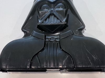 Vintage Star Wars Case Bundle – Darth Vader, Leia (Boushh) figure, and die‑cast Speeder Bike.