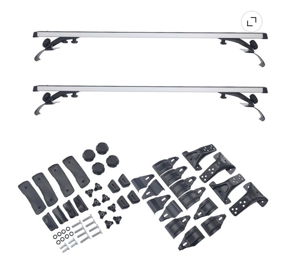 New 46” universal roof rack cross bar set crossbar