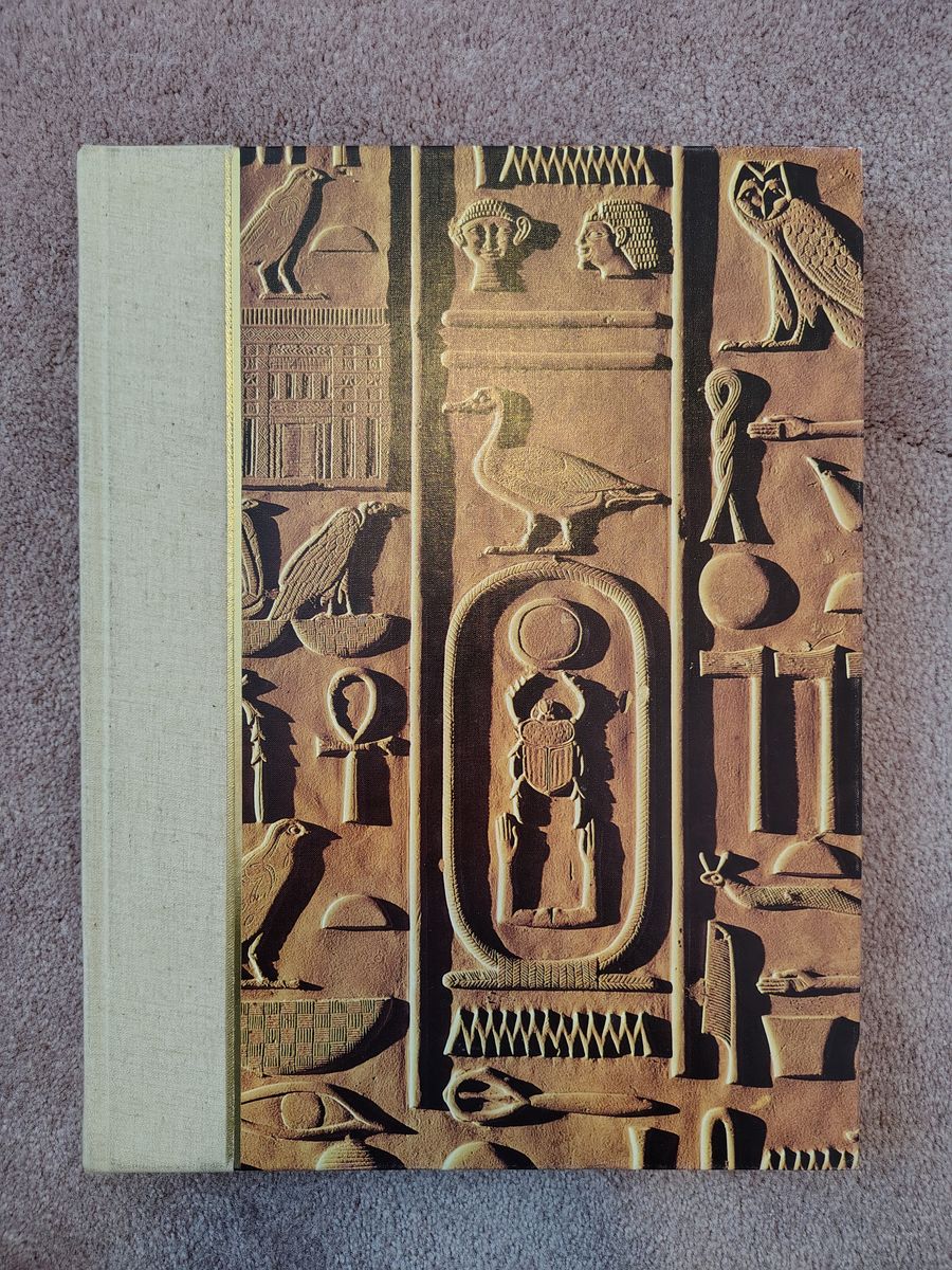 Vintage hardcover book titled ancient Egypt