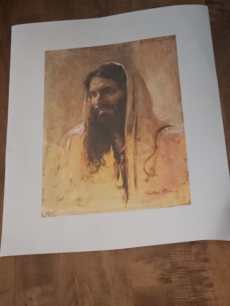 Beautiful Jesus Christ portrait By Walter Ranes