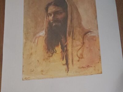 Beautiful Jesus Christ portrait By Walter Ranes