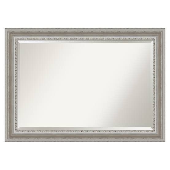 Champagne Silver Beveled Mirror