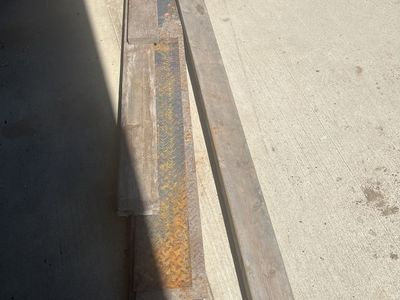 Diamond Plate Metal Sheets & Wood Planks - Used Construction & Home Improvement Materials