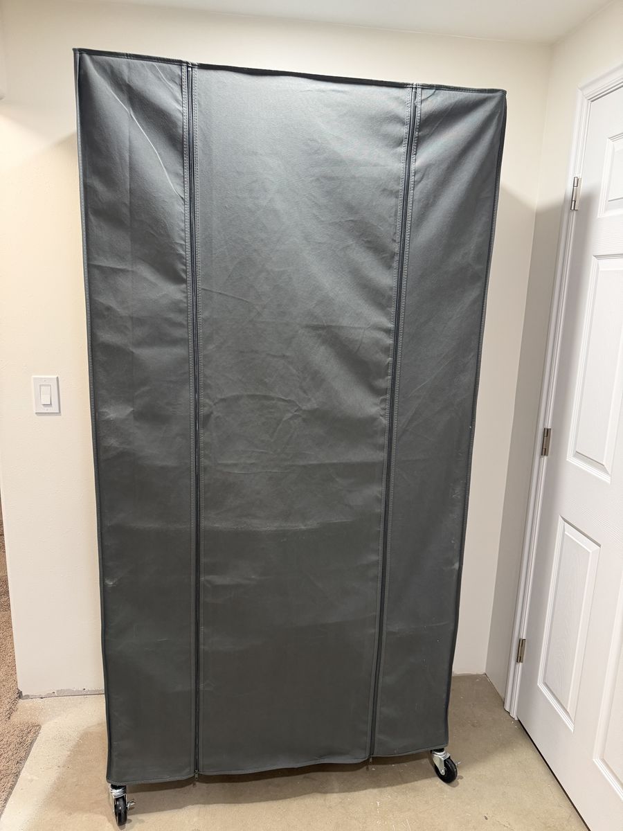 Storage Wardrobe - Rolling - Excellent Condition