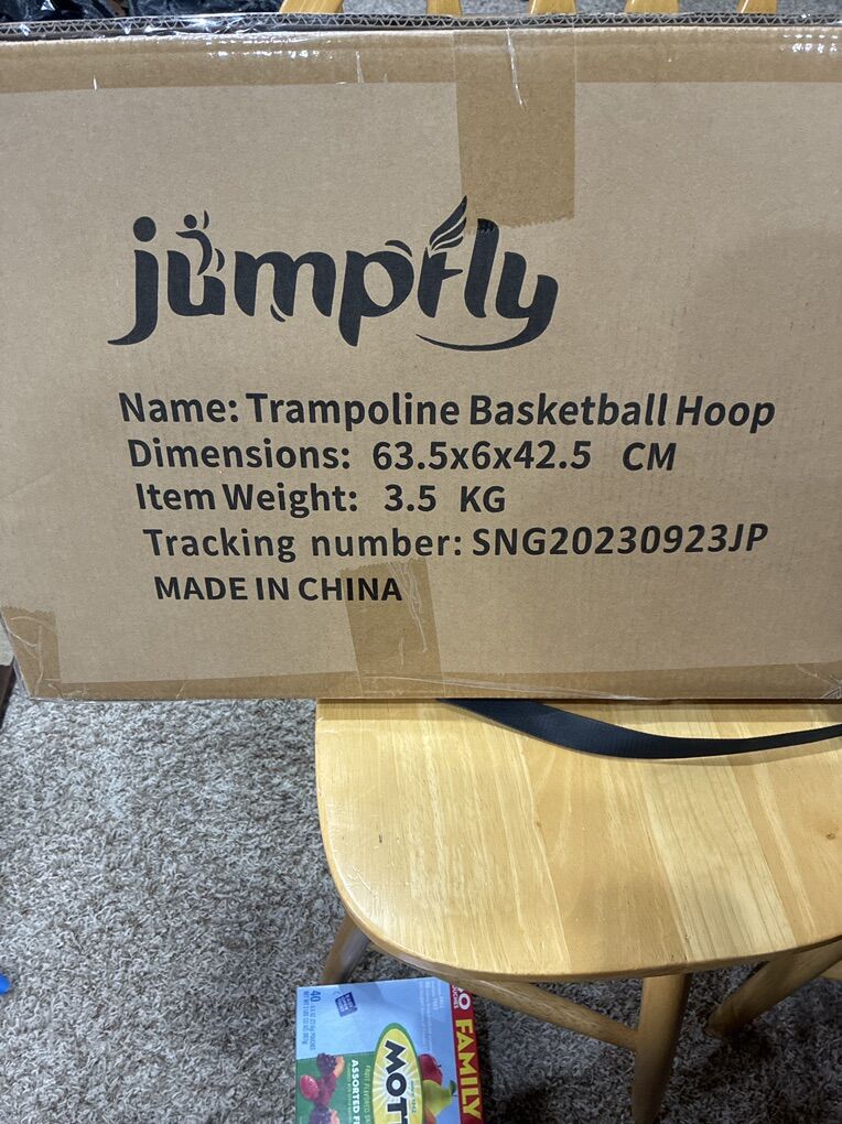 Trampoline Basketball hoop