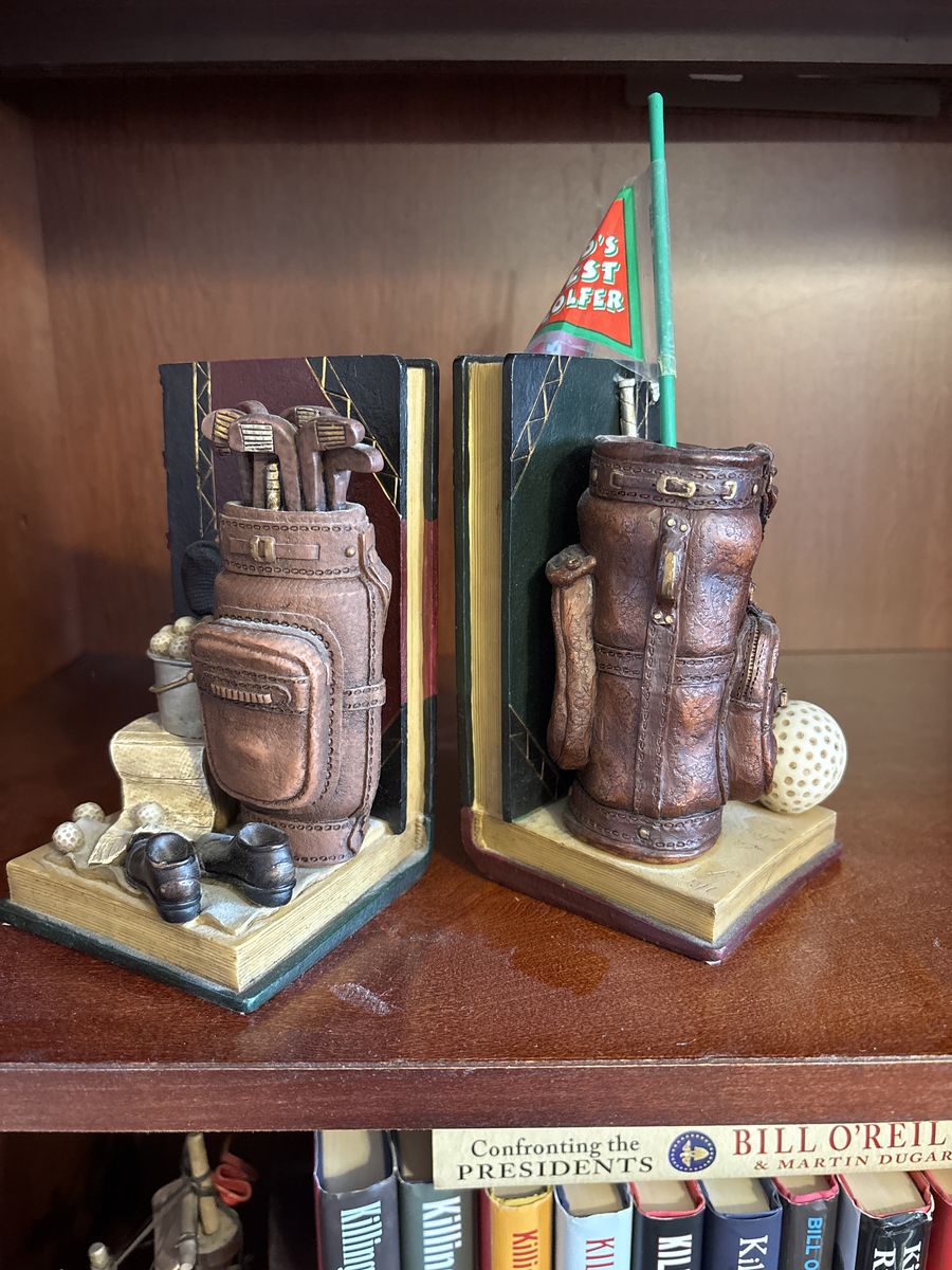 Golf Bookends