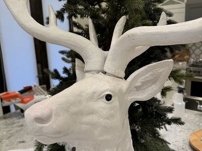 LARGE DEER/TREE