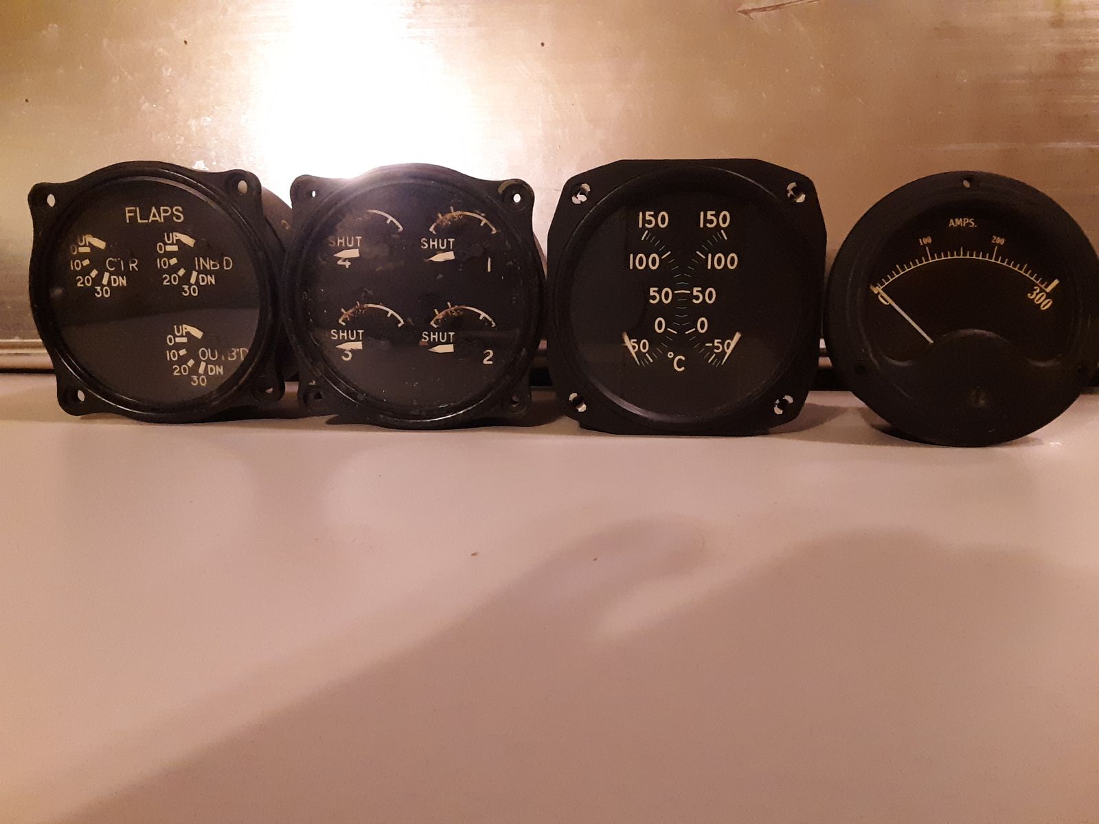 World War 2 Airplane Aircraft Instrument Gauges