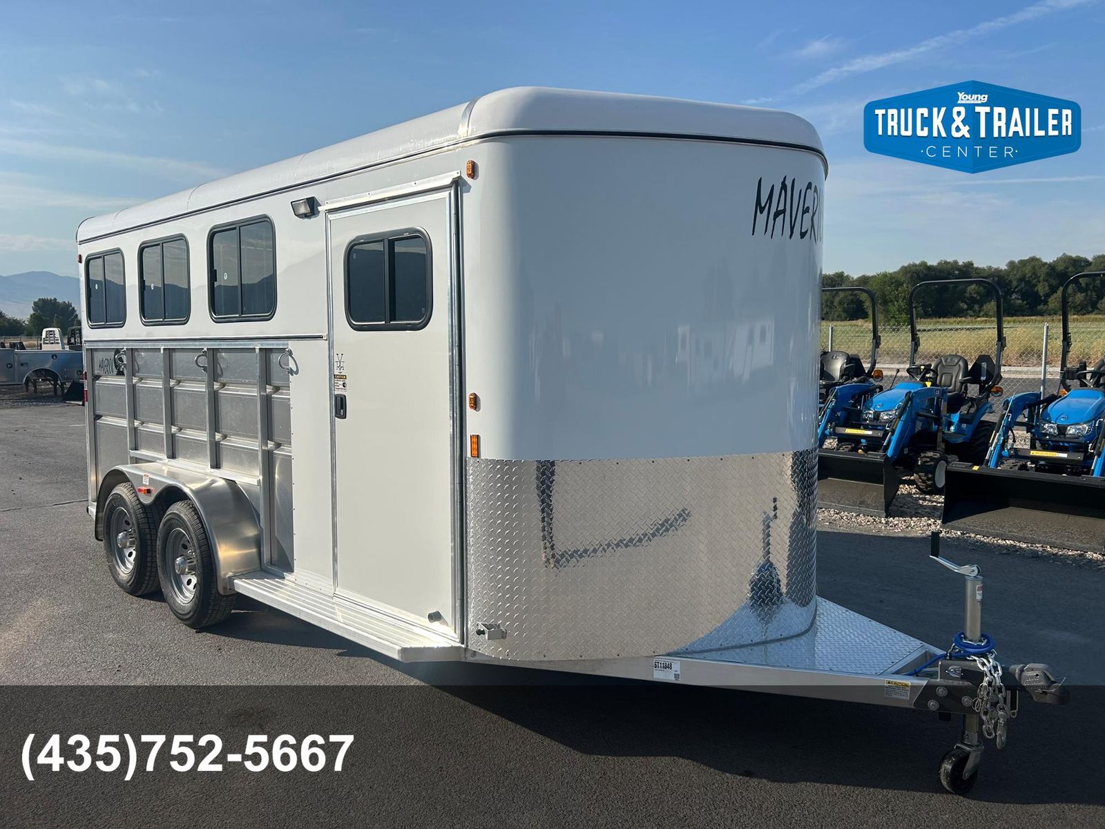 2027 Maverick 3 Horse Aluminum Bumper Pull