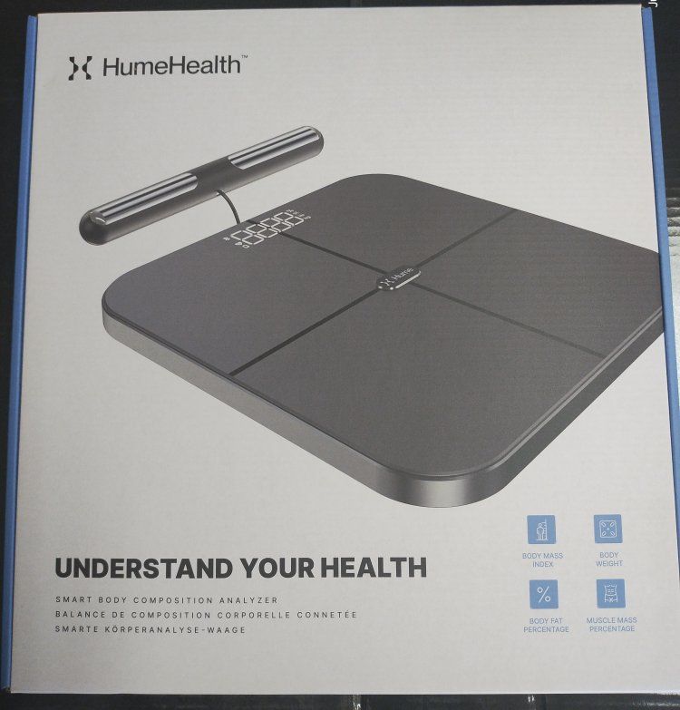 HumeHealth Smart Body Composition Analyzer Scale - Tracks 50 Vital Body Metrics