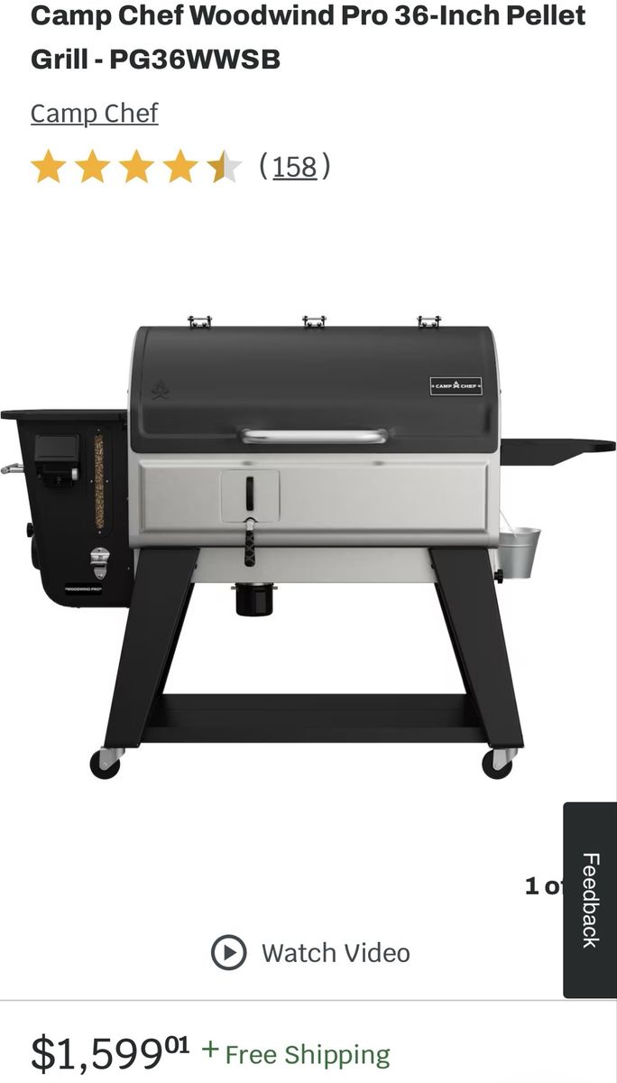 Camp Chef Woodwind Pro 36”- New in Box