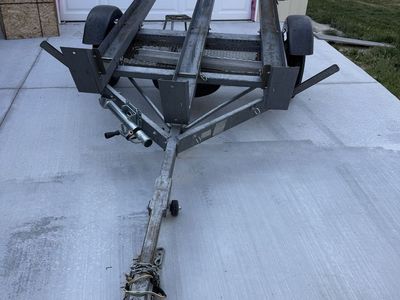 3 Place Tilting Motorcycle Trailer