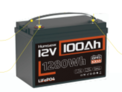 NEW! Battery Humsienk 12V 100Ah Group 24 LiFePO4 Battery Drop-in for RVs & more
