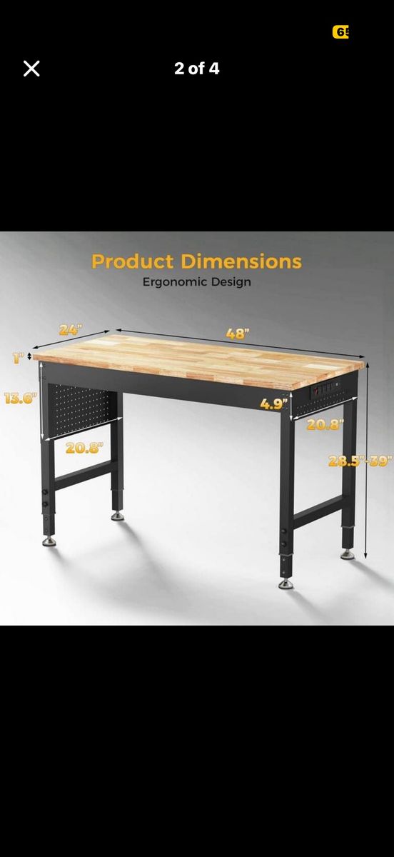 Brand New Cammoo 48" Heavy Duty Workbench