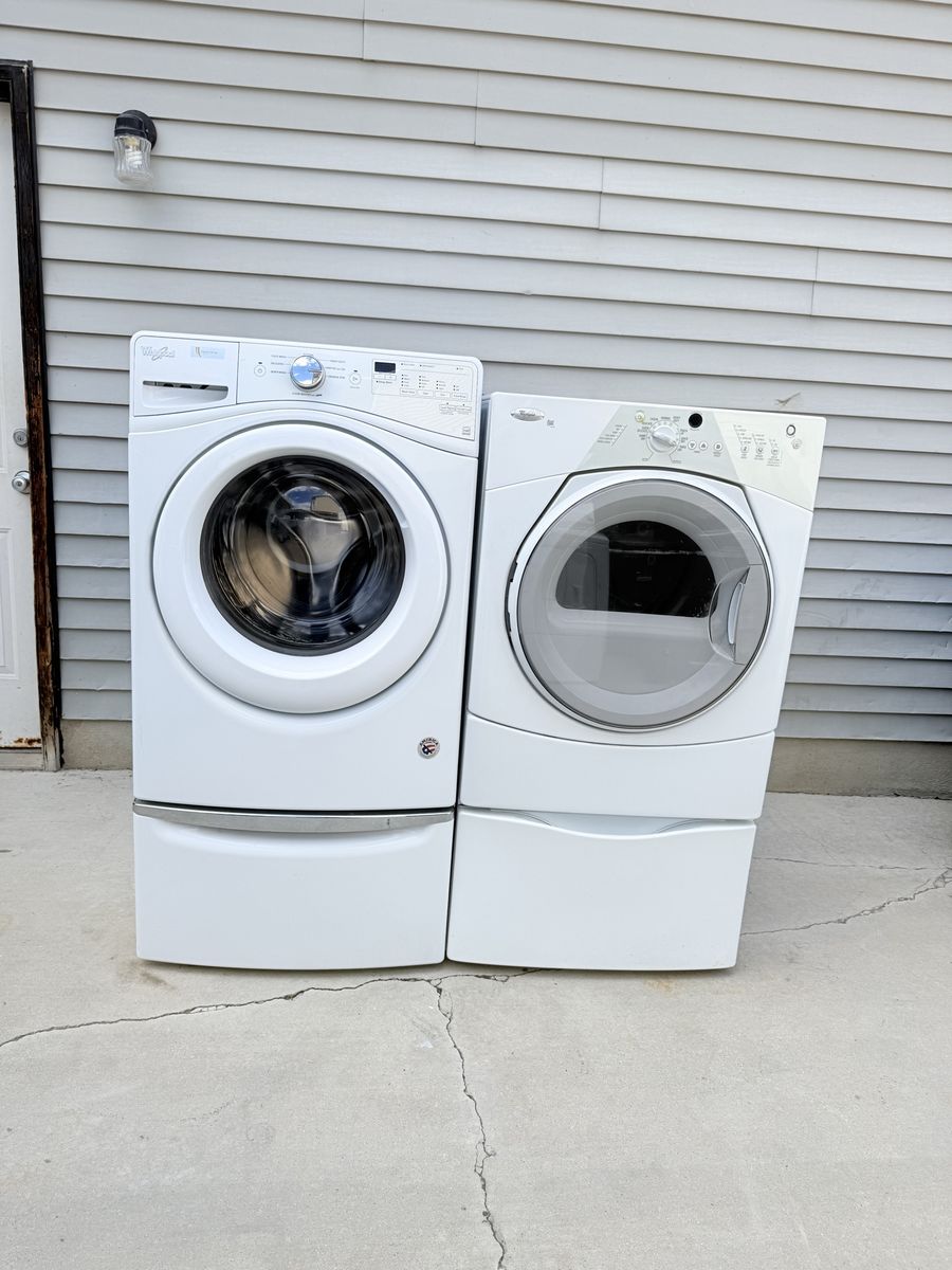 Washer and electric dryer 