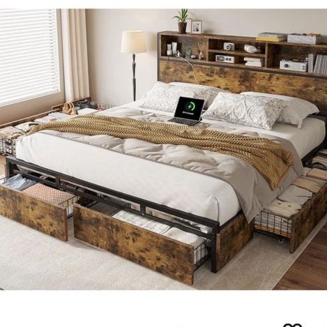King Bed Frame (No Drawers)