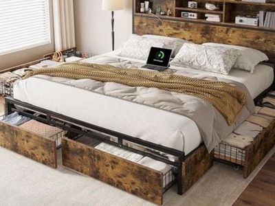 King Bed Frame (No Drawers)