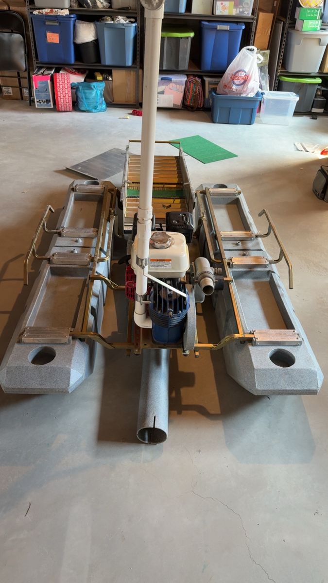 Keene 4” Honda Dredge W/ Compressor And 3 stage sluice box
