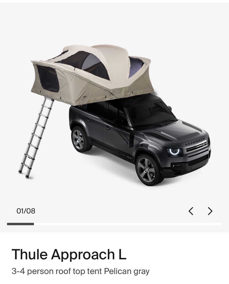 Thule Approach Rooftop Tent- size Large
