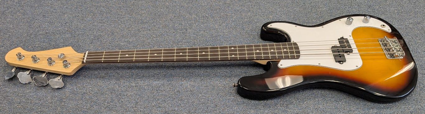Squier Sonic Precision Bass Guitar - 2-color Sunburst with Maple Fingerboard