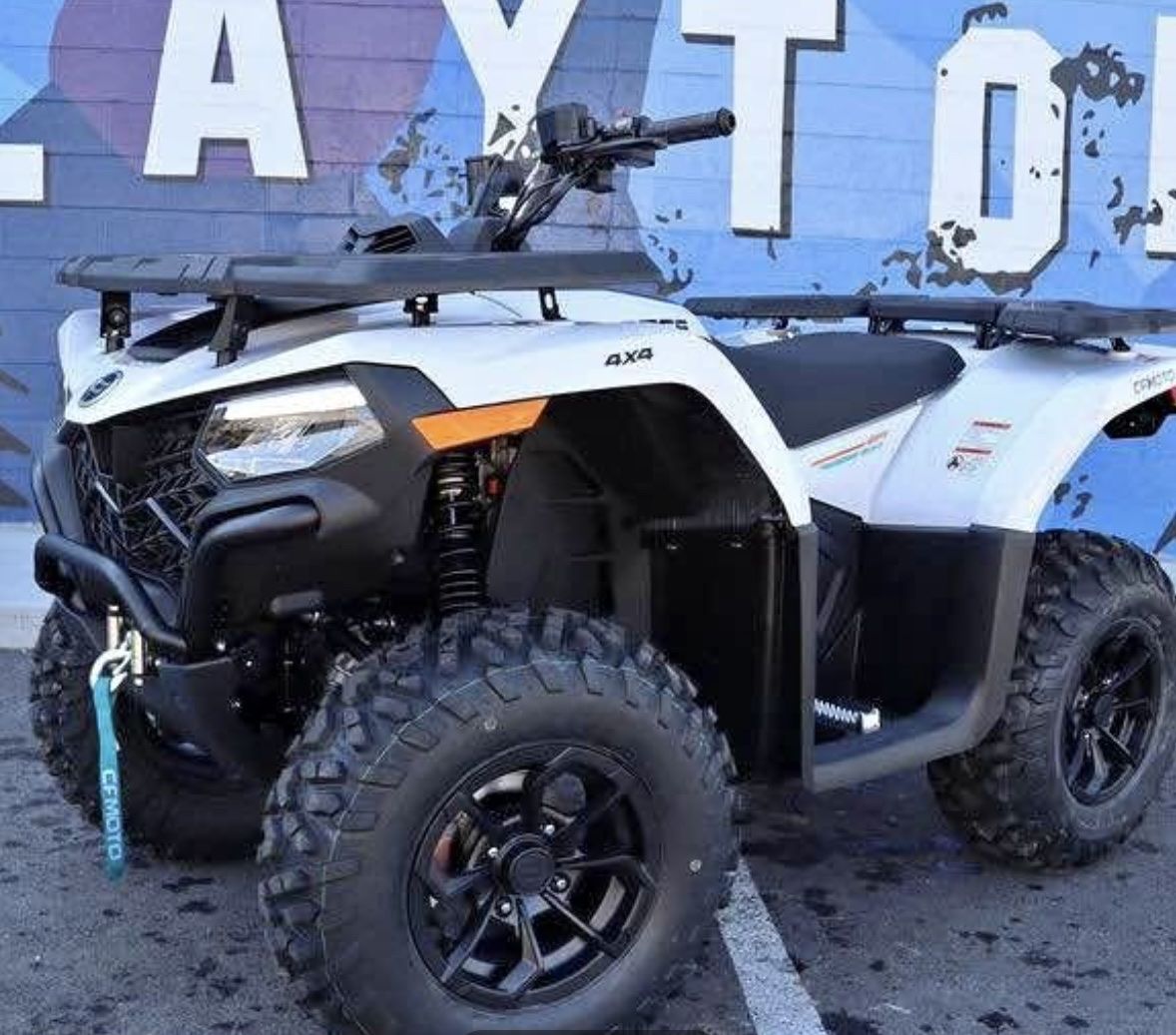 2026 CFMOTO CForce 500 White 4x4 ATV Quad with Winch