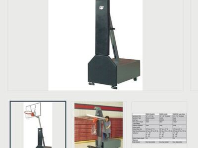 Bison Basketball System Hoop