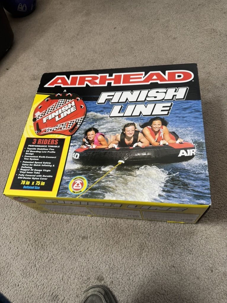 Airhead Towable Three Person Tube Inflatable New