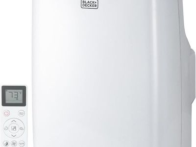 BLACK+DECKER Portable AC 9k BTU, White