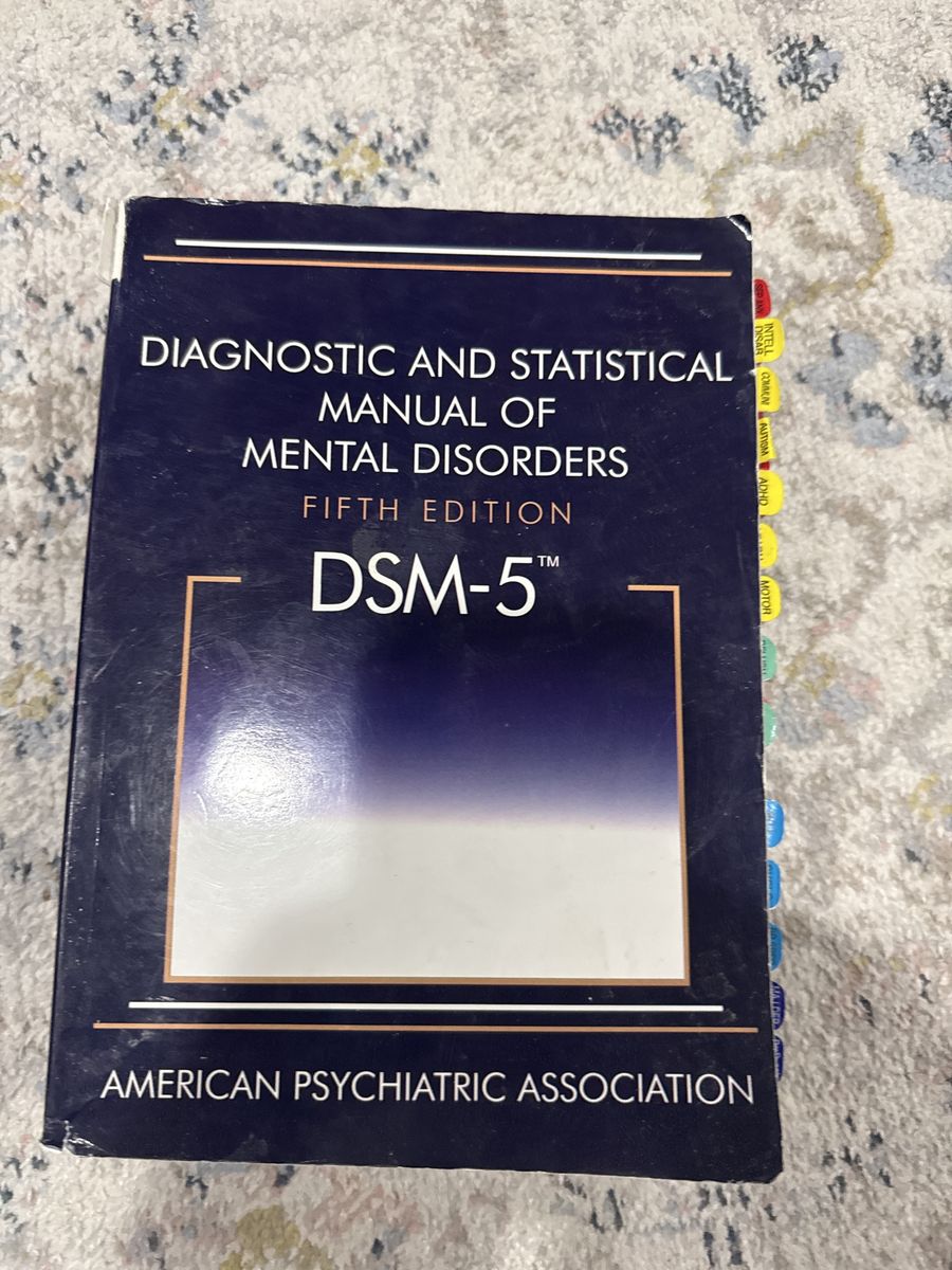 DSM-5 Fifth Edition Diagnostic and Statistical Manual of Mental Disorders APA Psychiatric