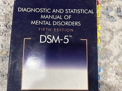 DSM-5 Fifth Edition Diagnostic and Statistical Manual of Mental Disorders APA Psychiatric