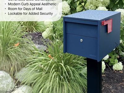 adorn mailbox new and post