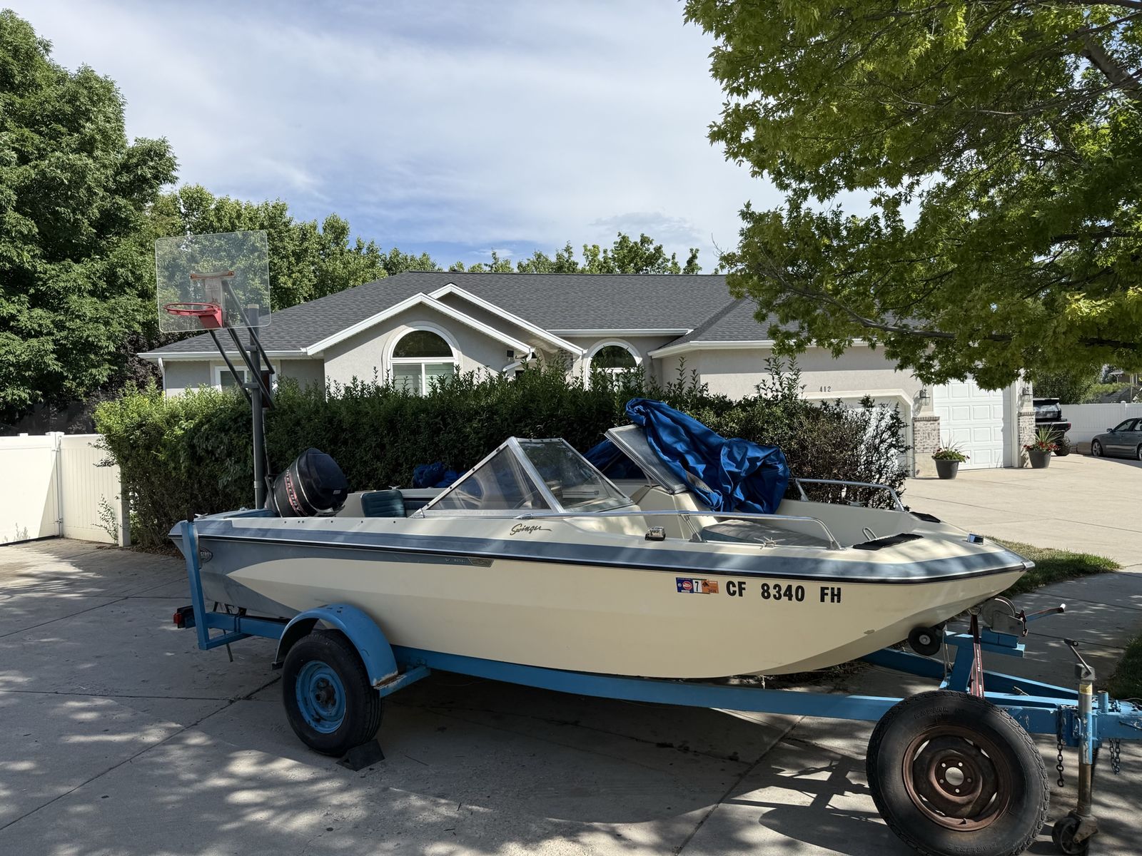 Glastron with Mercury 115 hp